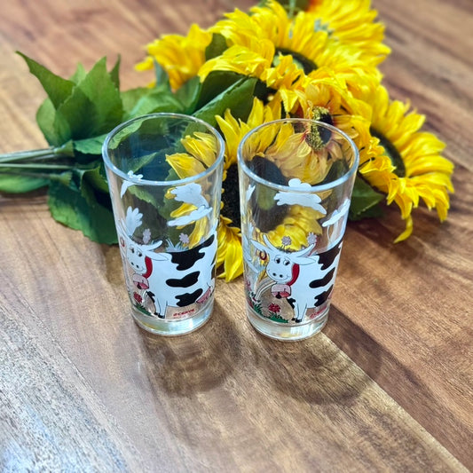 Cerve Cow Milk Drinking Glasses