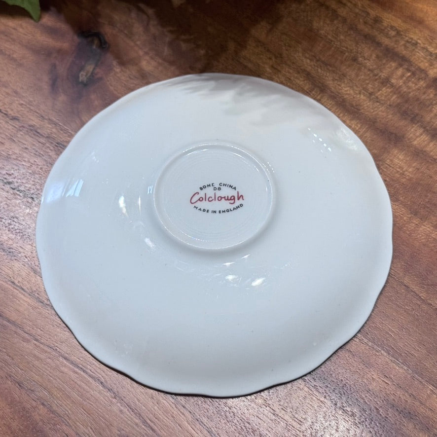 Colclough Blue Floral Teacup & Saucer Set