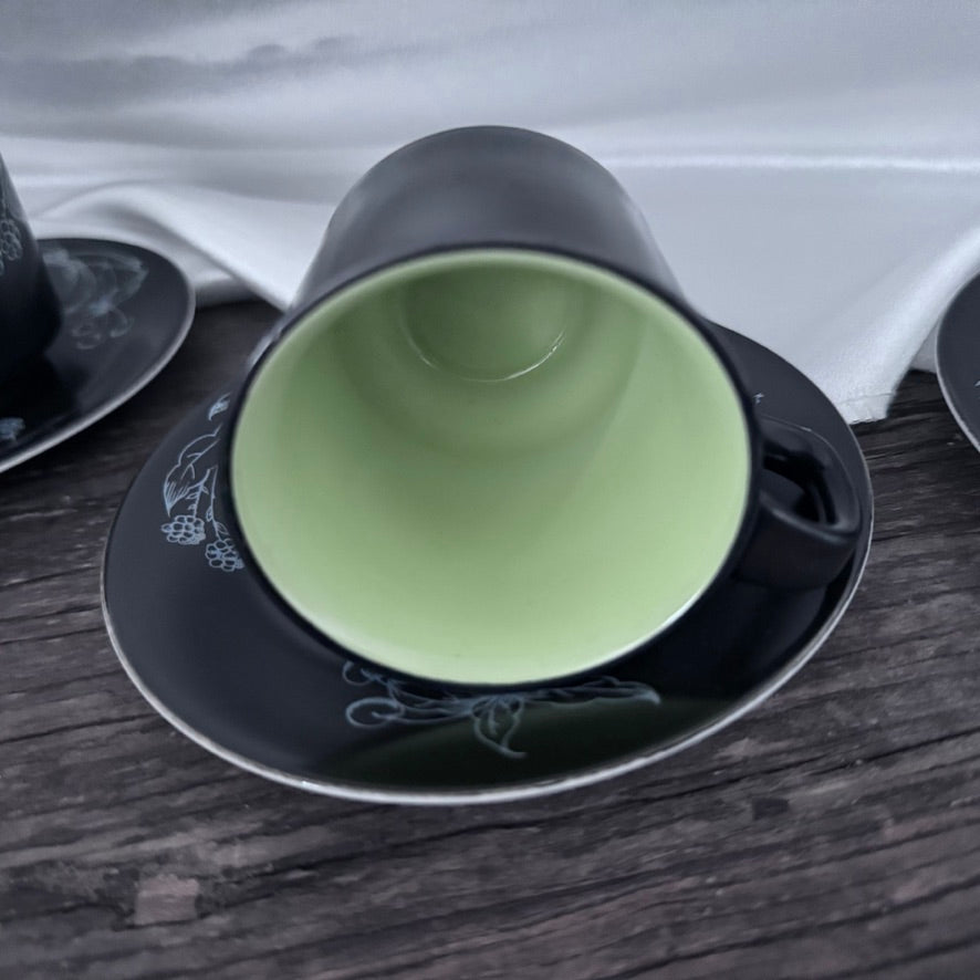 Crown Devon Harlequin Coffee Set
