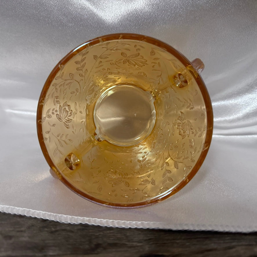 Jeannette Glass Cream and Sugar