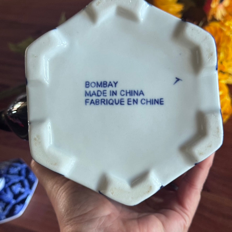 Bombay Blue & White Teapot