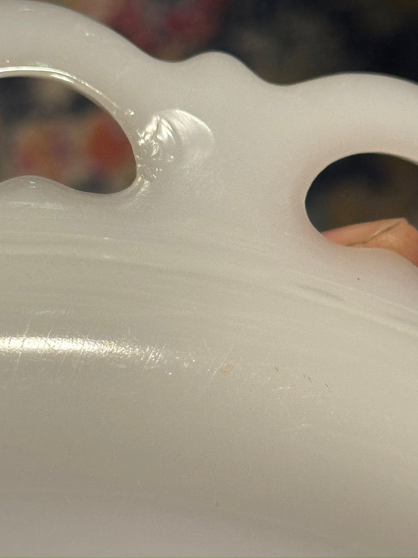 Anchor Hocking Lace Edge 'Old Colony' Milk Glass Platter