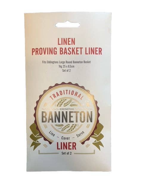 BANNETON Proving Basket Liner 2/ST Round Large 7.9x3.1"