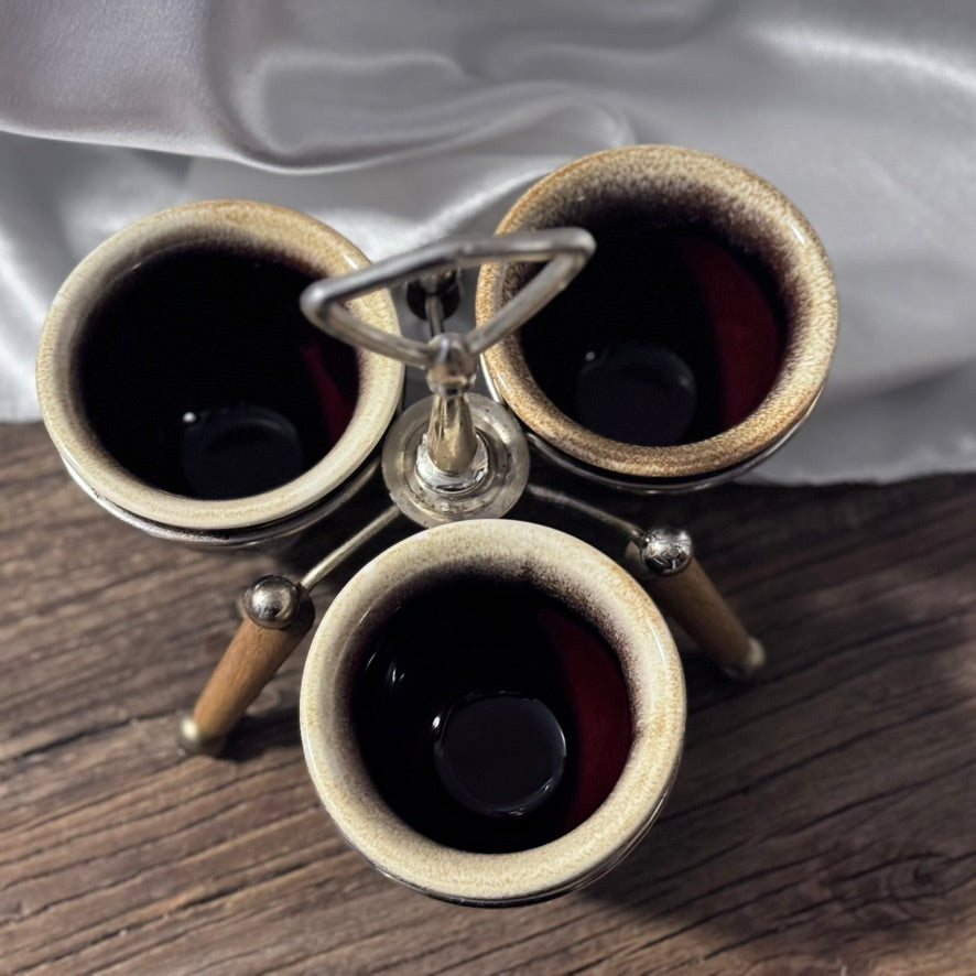 Mid-Century Serving Set