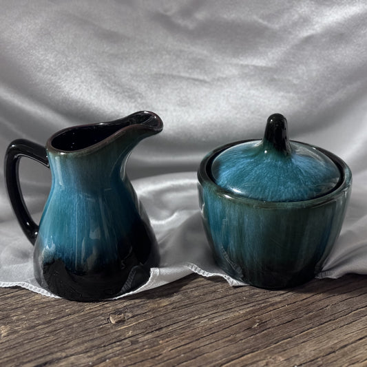 Blue Mountain Pottery Cream and Sugar