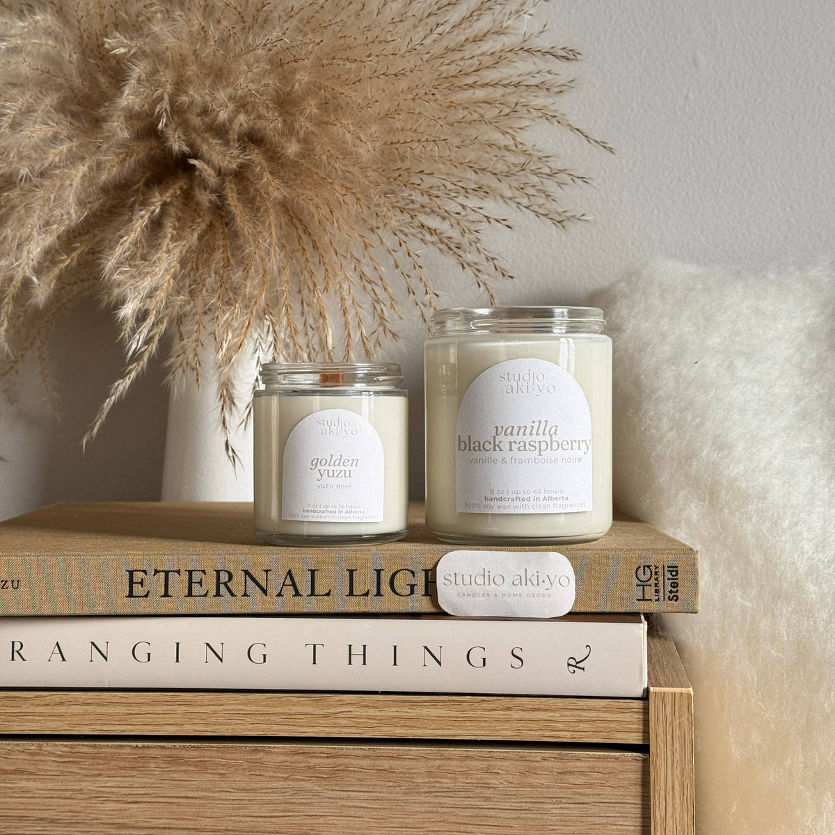 Pomegranate Orange Soy Candle | Fresh Fruity Summer Scent: 4oz