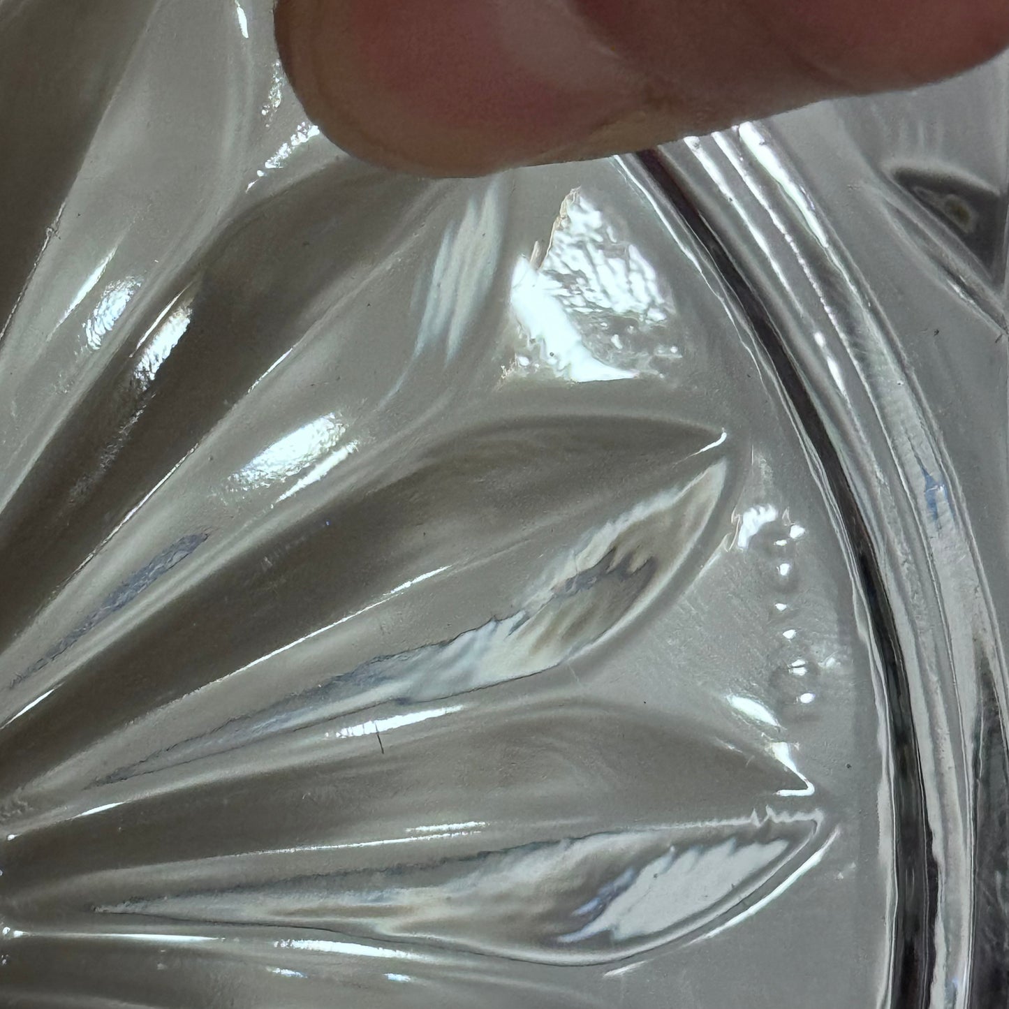 Reims France Glass Serving Bowl
