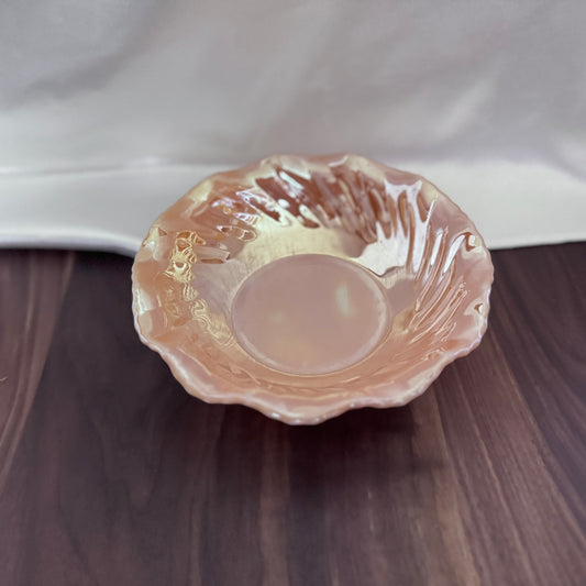 Anchor Hocking Peach Luster Bowl