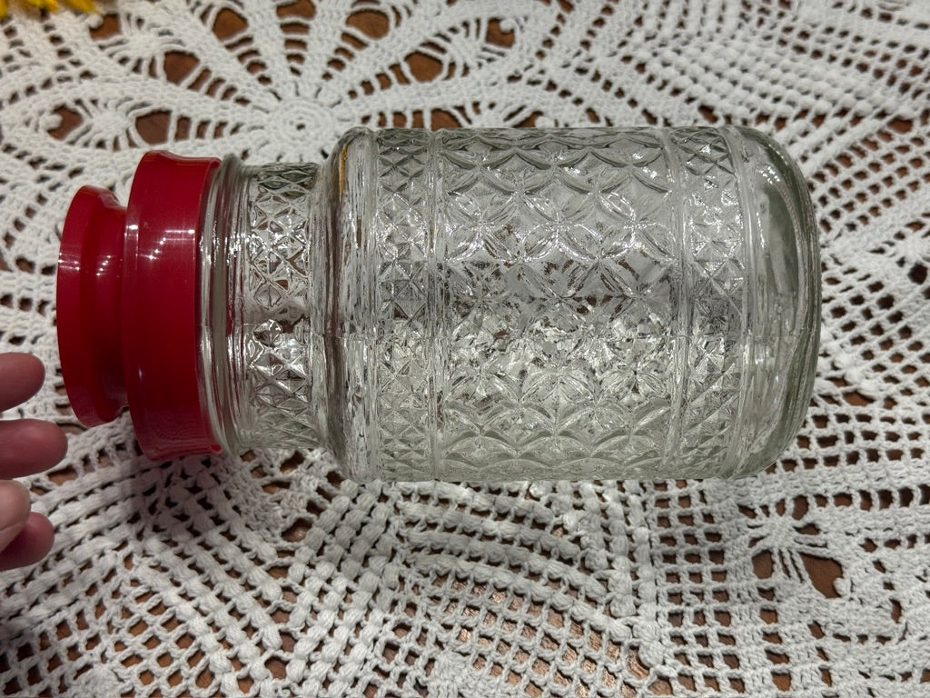 Anchor Hocking Wexford Glass Storage Jar