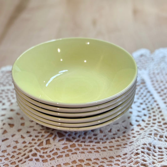 Biltons England 'Galaxy' Yellow Soup/Cereal Bowls