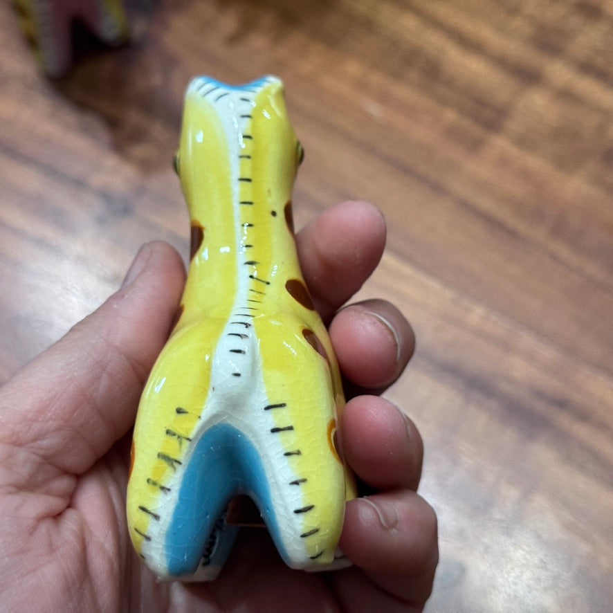 Vintage Stuffed Giraffe Ceramic Napco Made In Japan Shakers