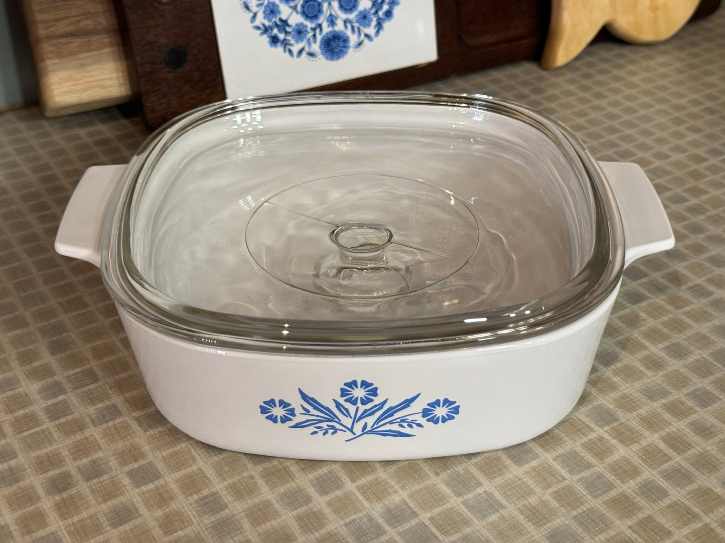 Corning Ware Blue Cornflower A-2-B 2 Liter Casserole With Lid
