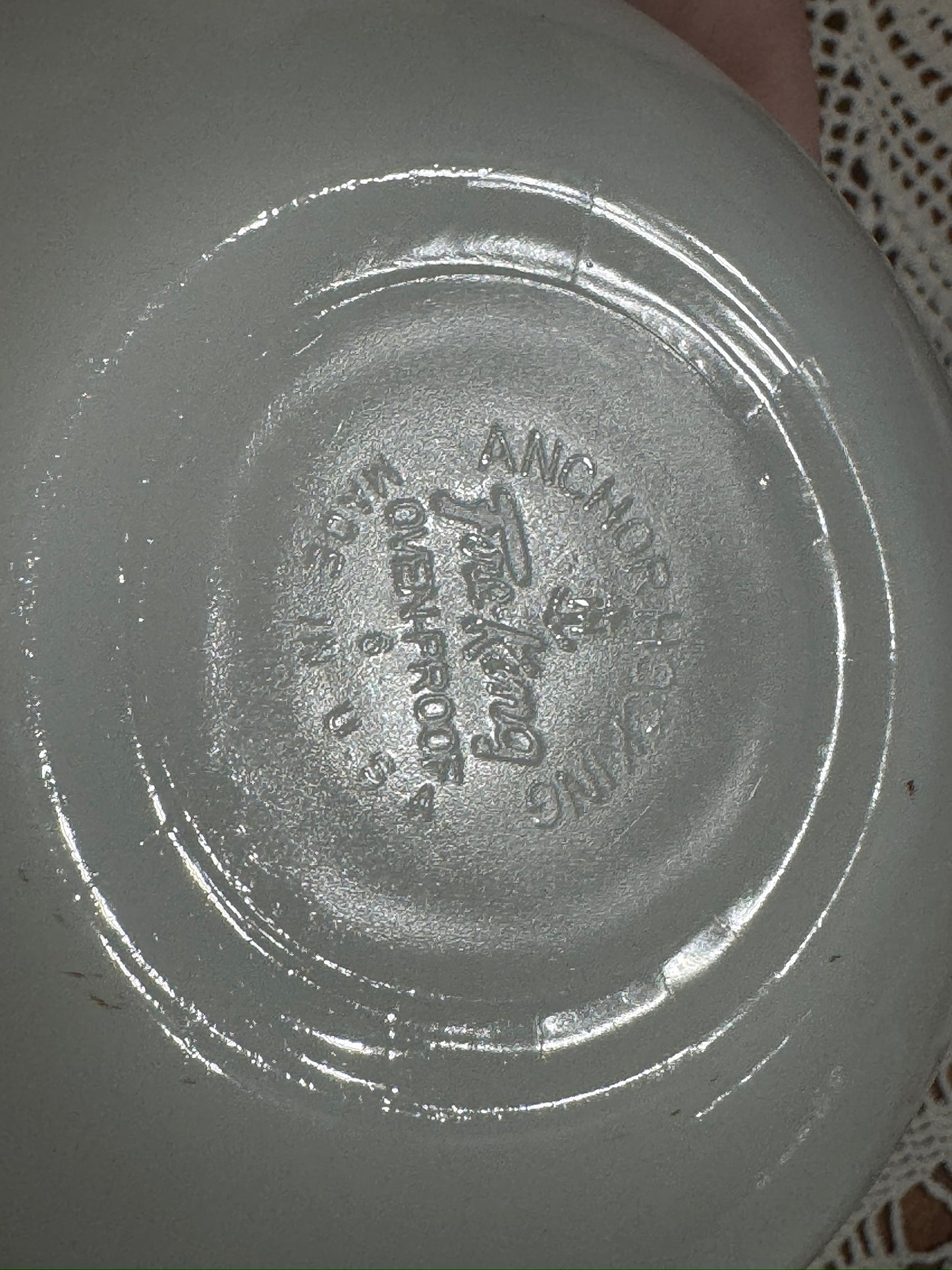 Anchor Hocking Fire-King Milk Glass Mixing Bowl Set