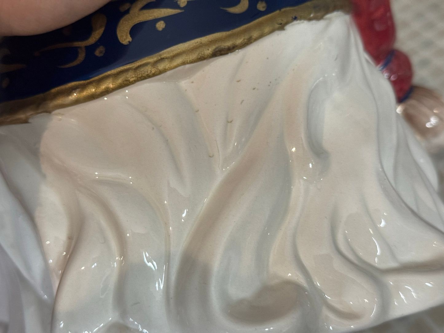 Ceramic Santa Claus Head Cookie Jar