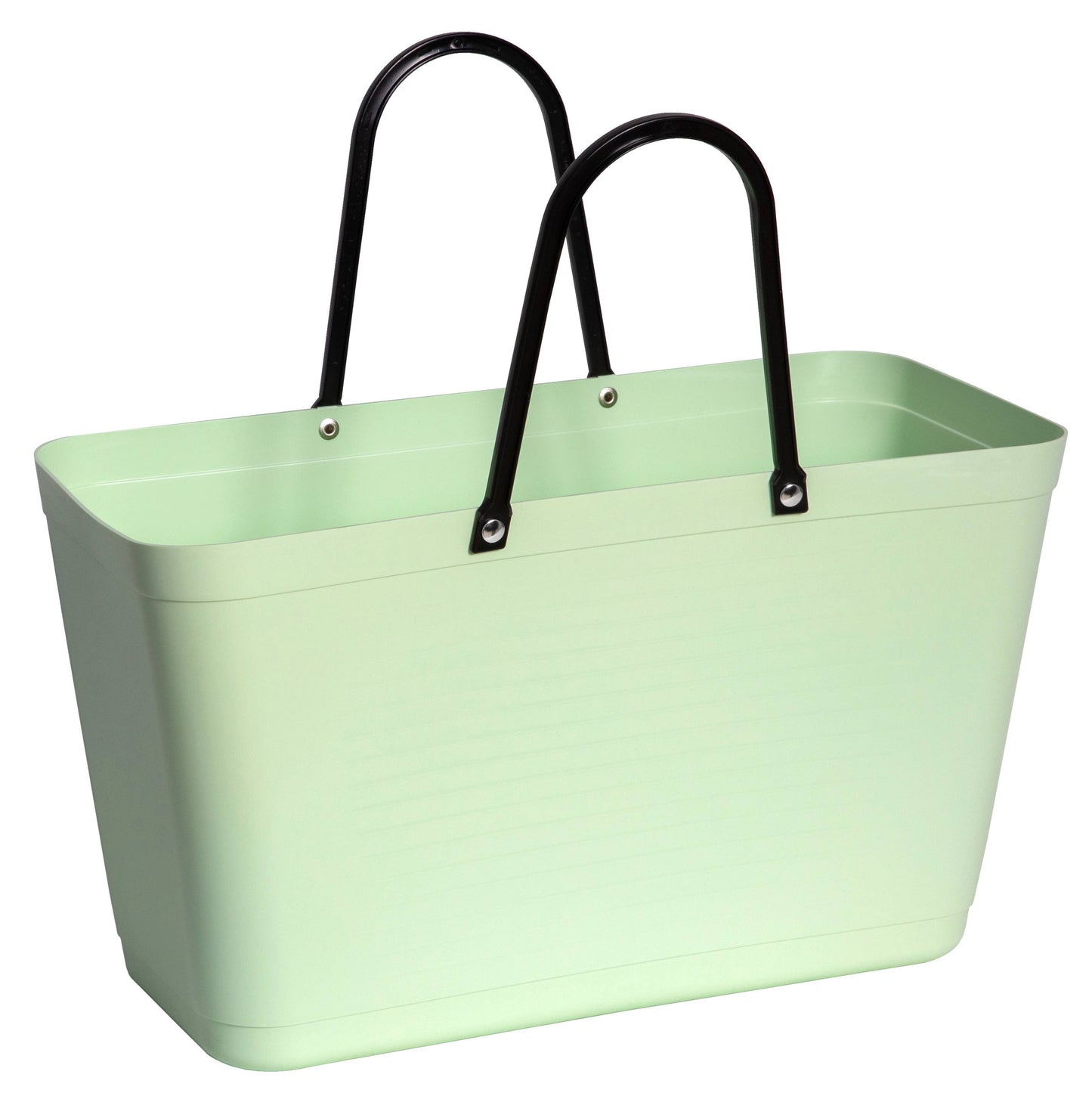 HINZA ECO Bag Large Light-Green 15L/15Q: Light-Green / Green Plastic (sourced from Sugar Cane) / Dimensions:44x17x25cm/17x6.5x10" - Capacity: 15L/15Q - 15kg/33lbs