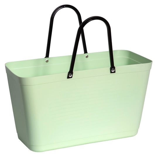 HINZA ECO Bag Large Light-Green 15L/15Q: Light-Green / Green Plastic (sourced from Sugar Cane) / Dimensions:44x17x25cm/17x6.5x10" - Capacity: 15L/15Q - 15kg/33lbs