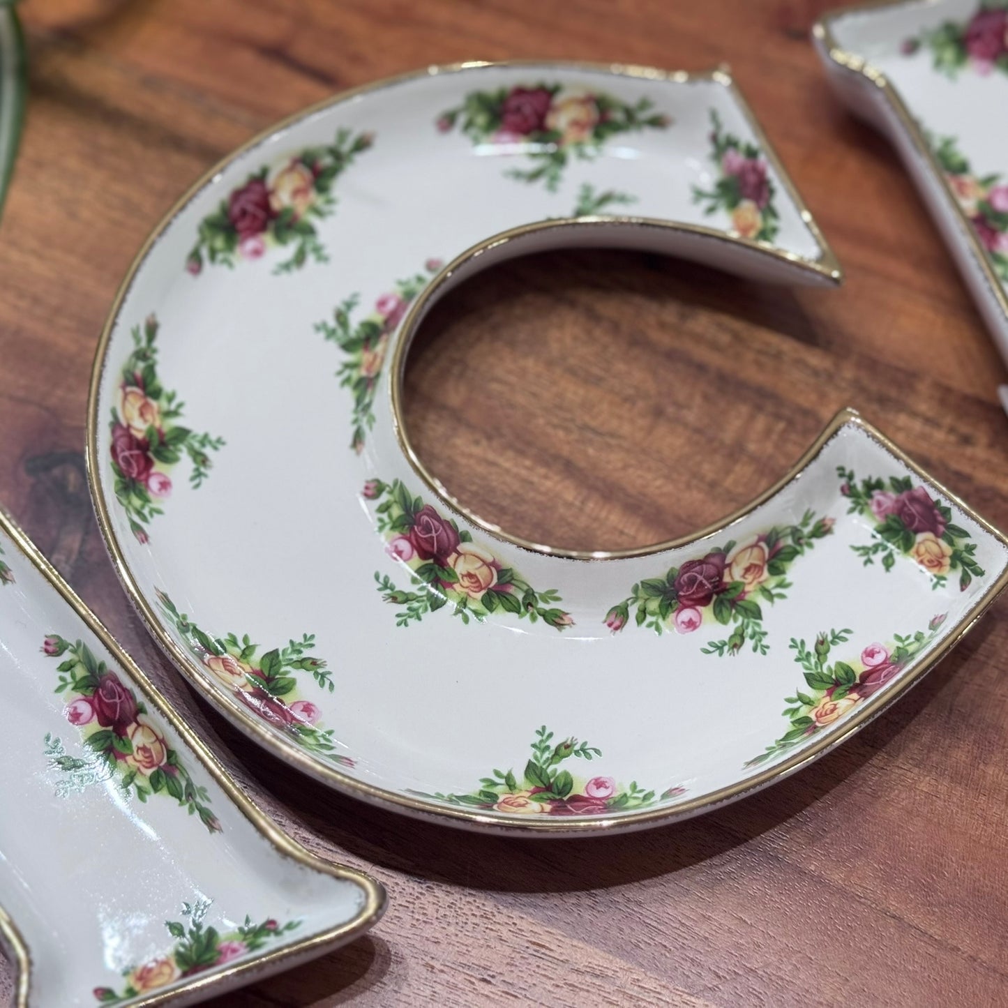 Royal Albert 'Old Country Roses' PEACE Candy Dishes/Wall Decor