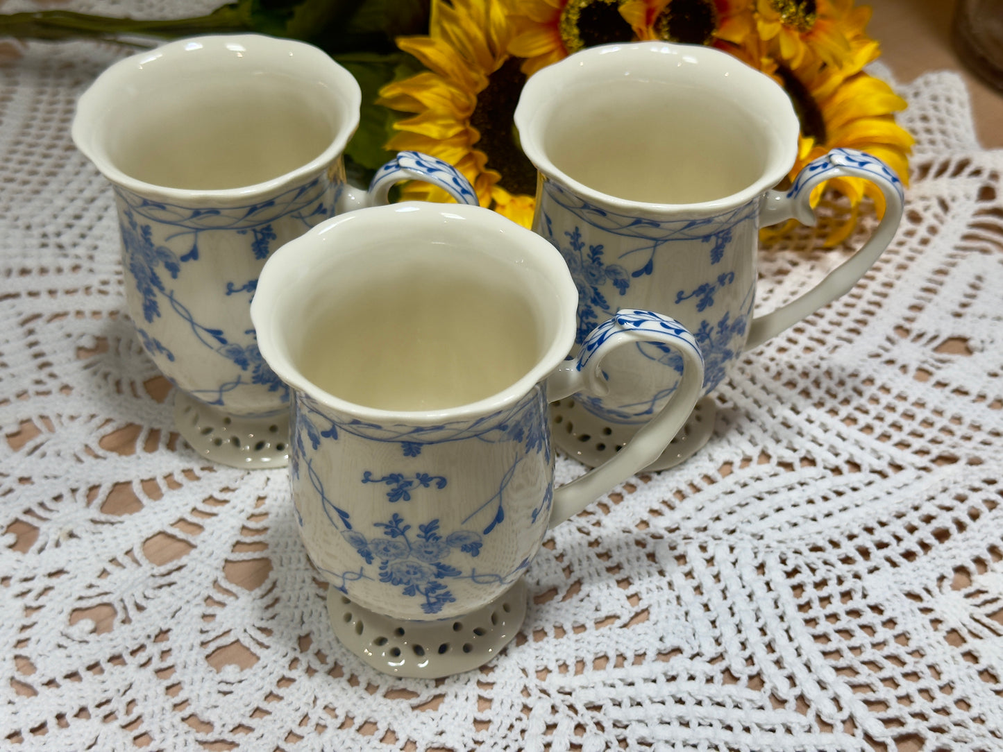 Skye McGhie 'Rose Brocade' Mugs