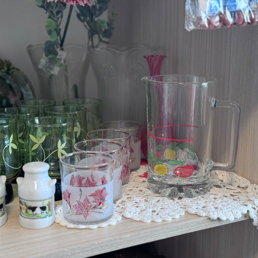 Italian Glass Pitcher