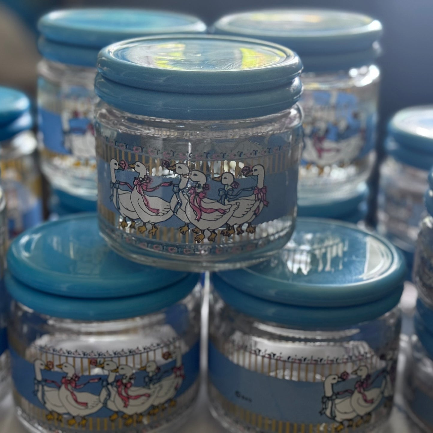 Kig Indonesia Geese Glass Canisters/Jars