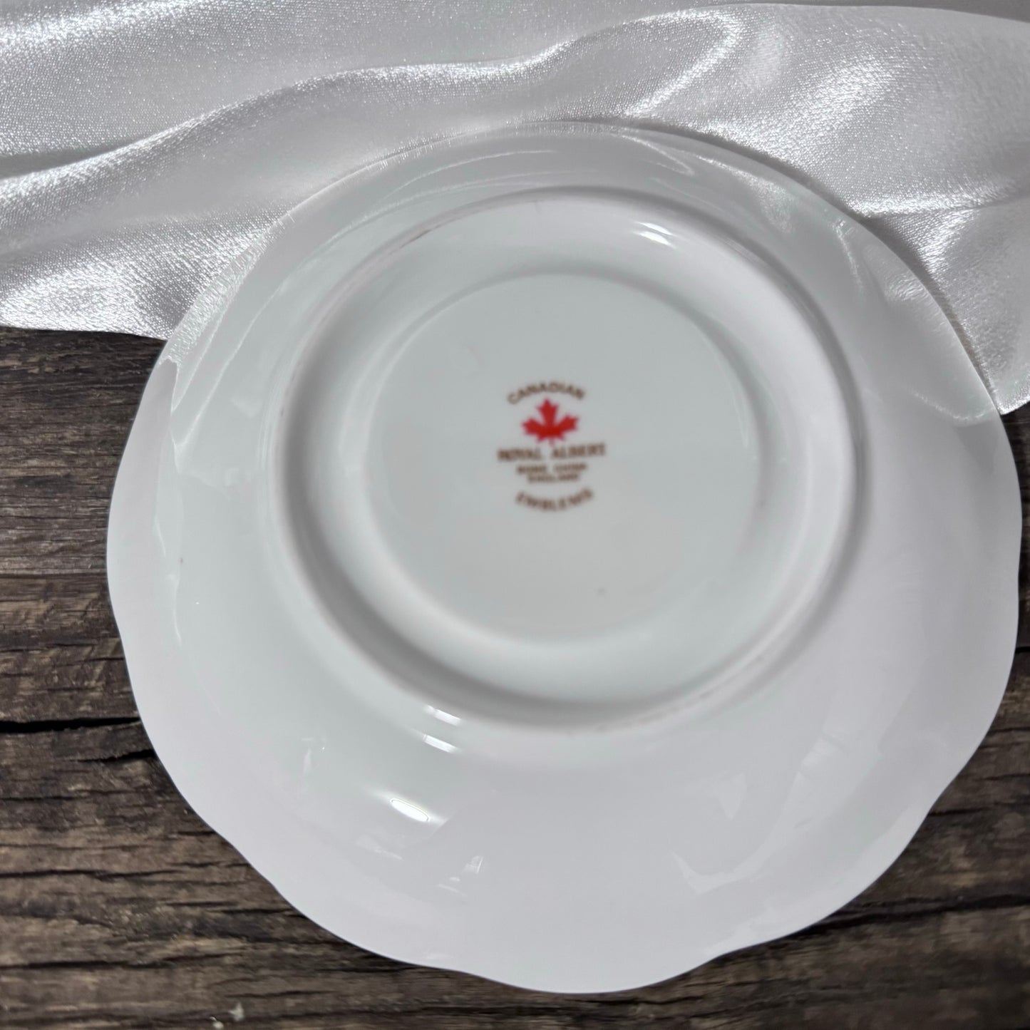 Royal Albert Canadian Emblems Teacup and Saucer