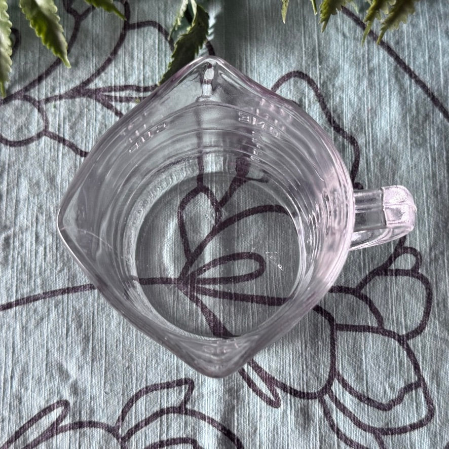 Vintage Dominion Glass 3 Spout Measuring Cup