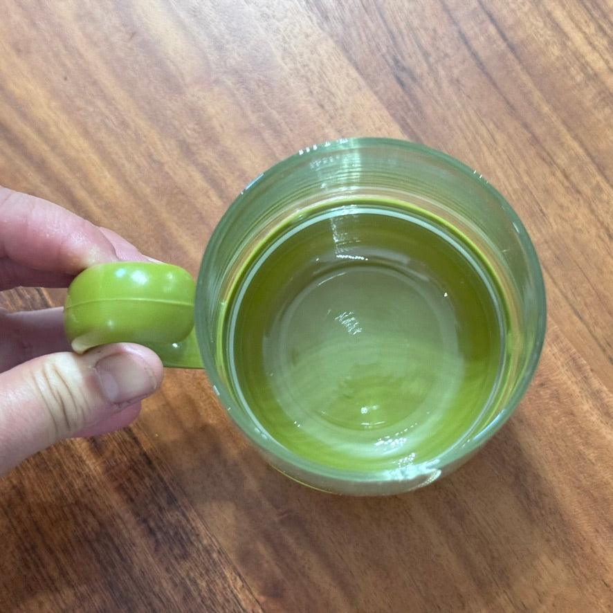 PYREX Avocado Green Glass Drinkup & Party Mug