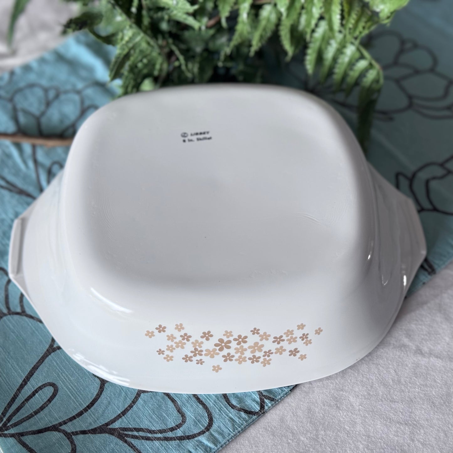Libbey 8-inch Ceramic Skillet/Casserole Dish
