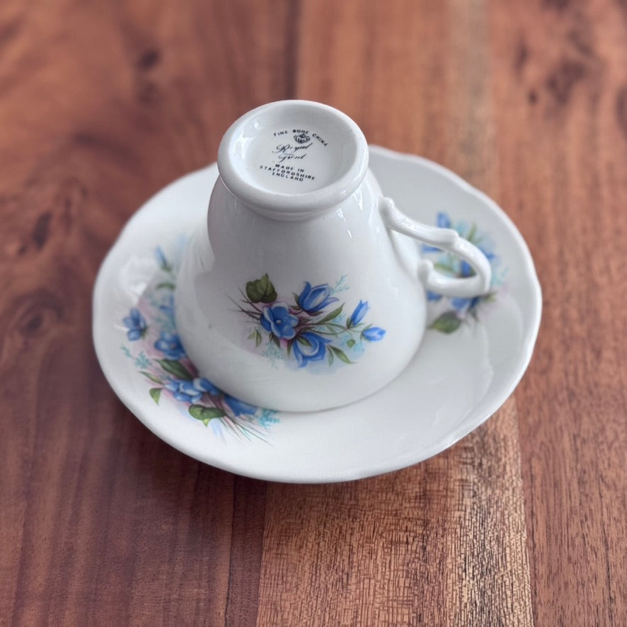 Royal Trent 'BlueBells' Teacup & Saucer