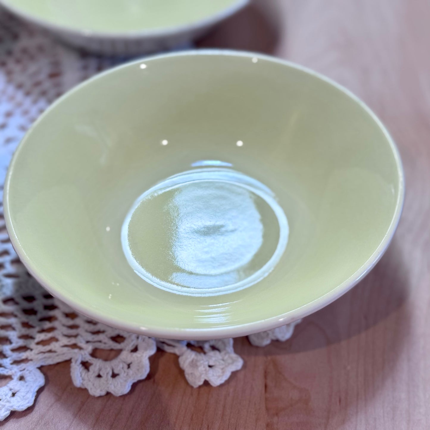 Biltons England 'Galaxy' Yellow Soup/Cereal Bowls