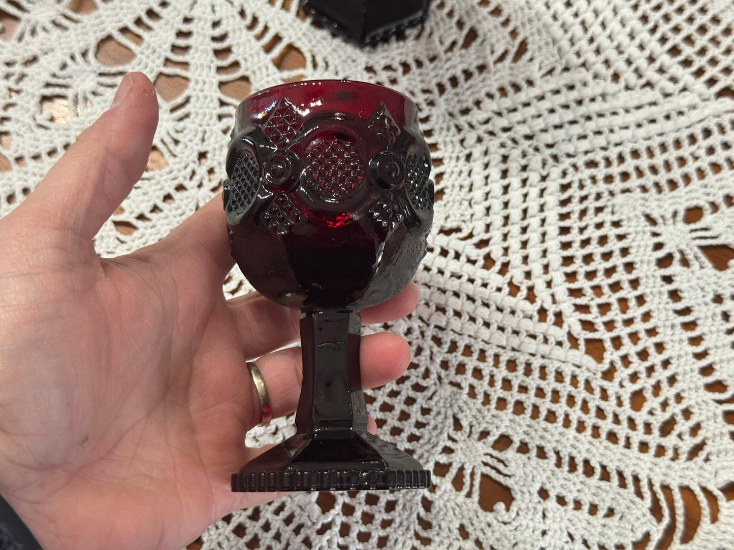 Avon 1876 Cape Cod Collection Wine Goblets