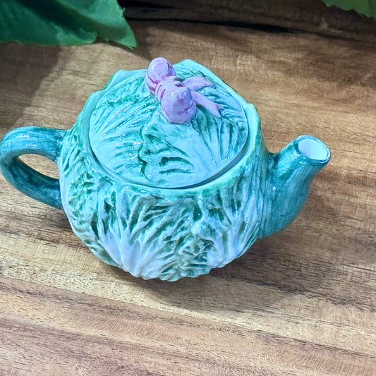 Russ Item No 15028 Miniture Cabbage Teapot