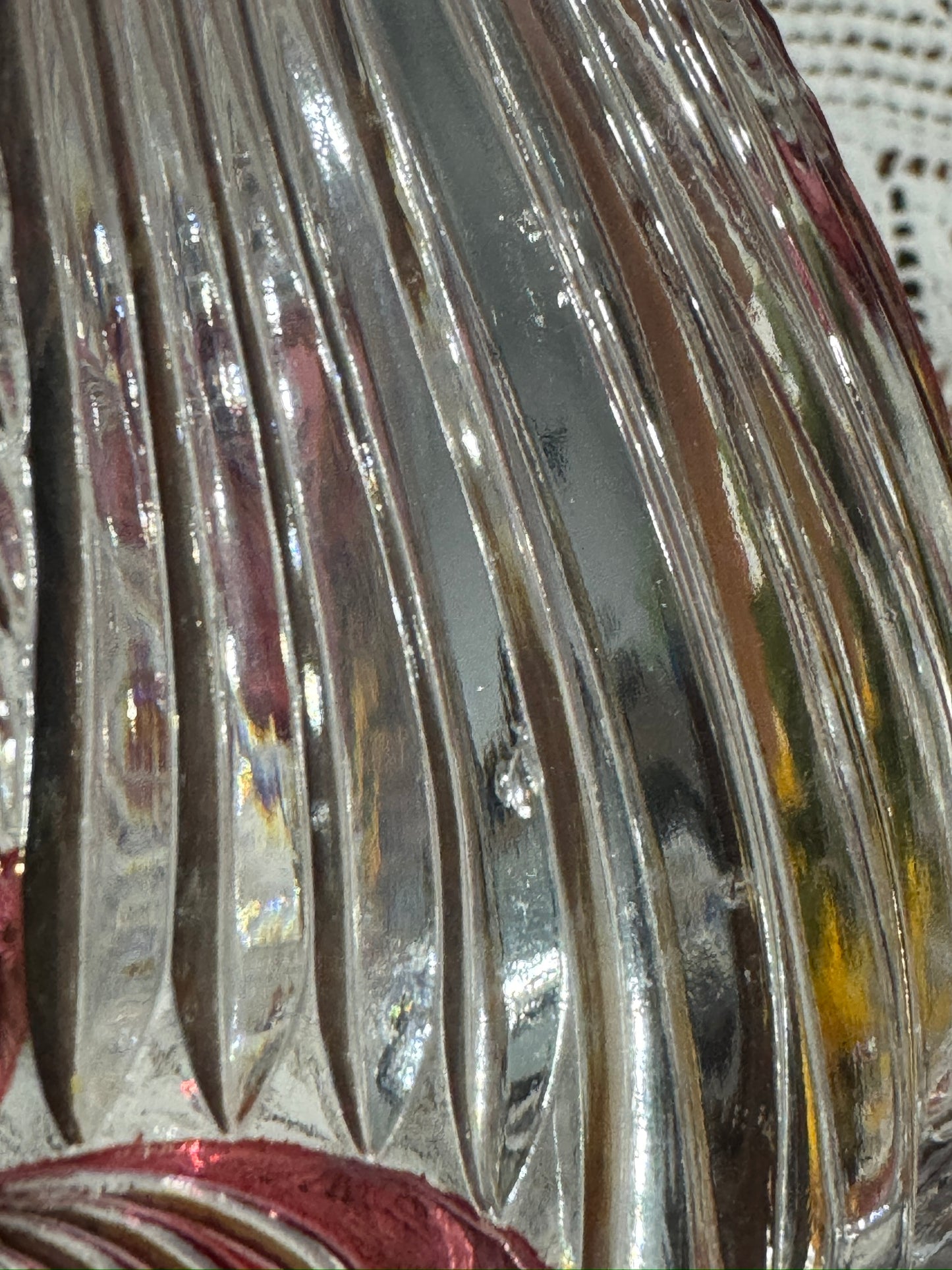 Vintage Cut Glass Covered Candy Dish