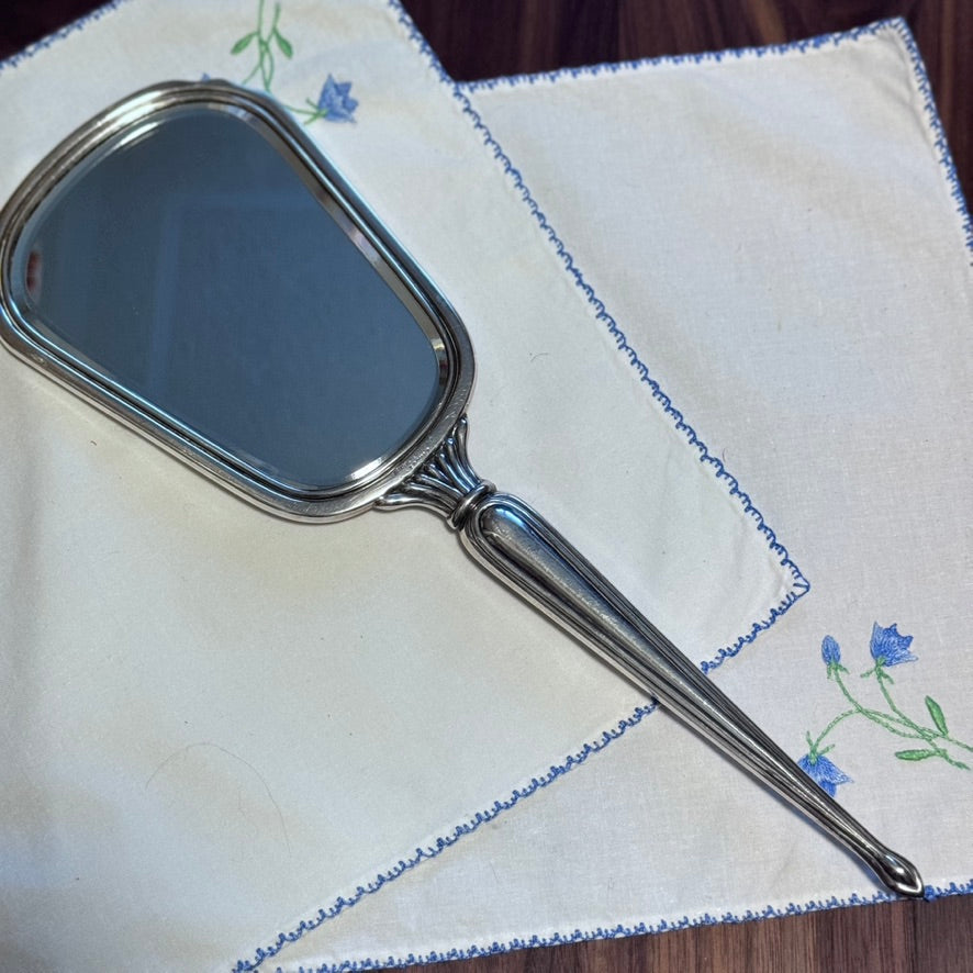Birks Regency Plate EP Copper Hand Mirror