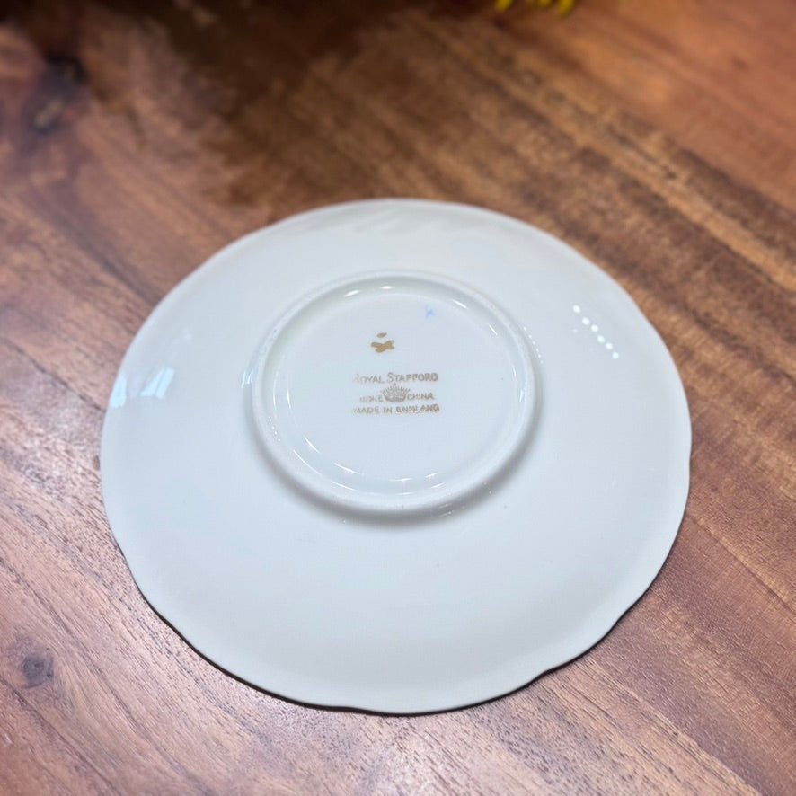 Royal Stafford Floral Bone China Teacup & Saucer Set