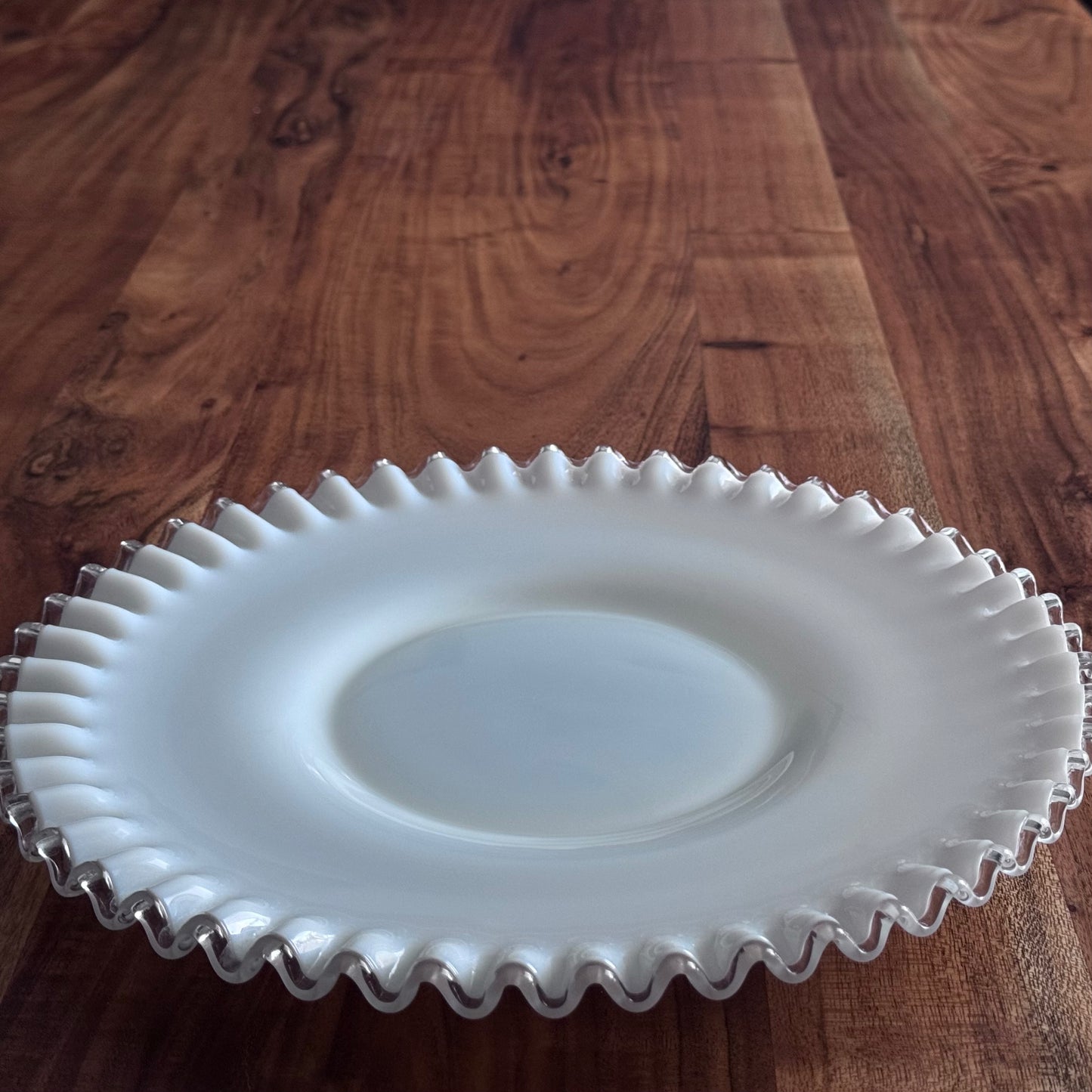 Fenton Silver Crest Cake Plate