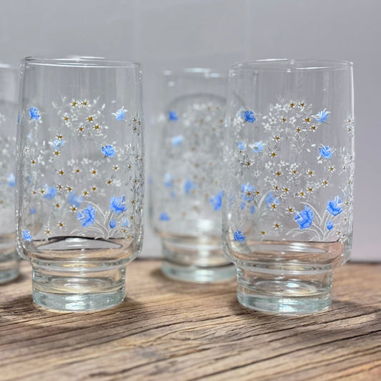 Arcoroc Floral Glasses