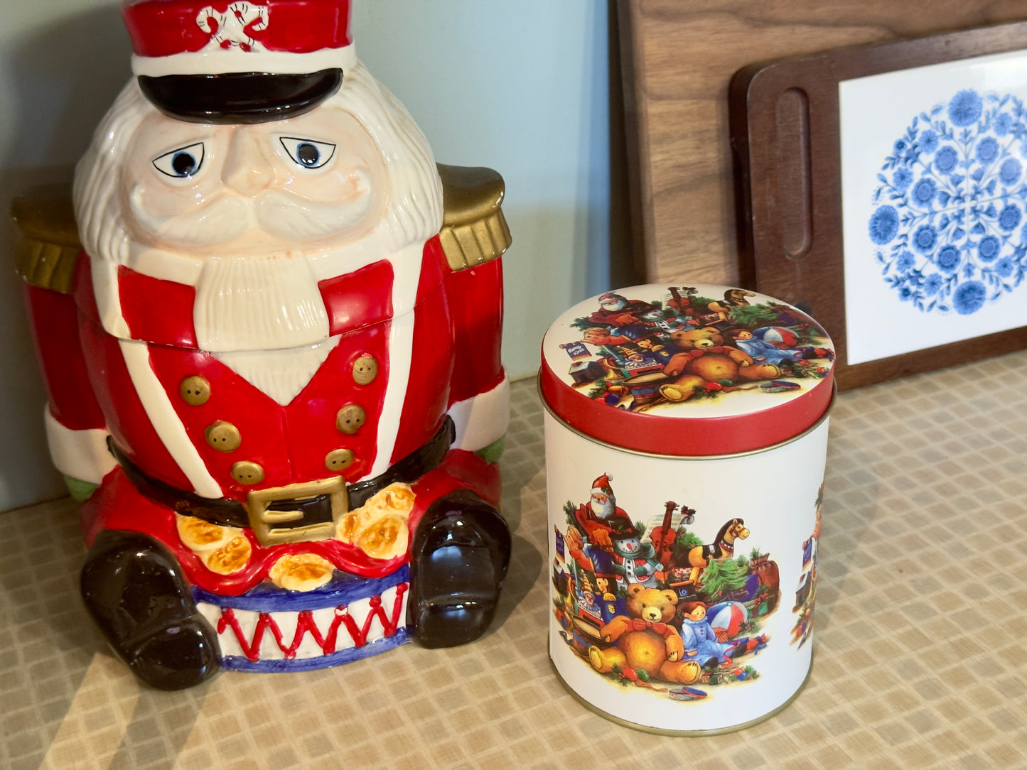 Stackable Christmas Canister/Tins
