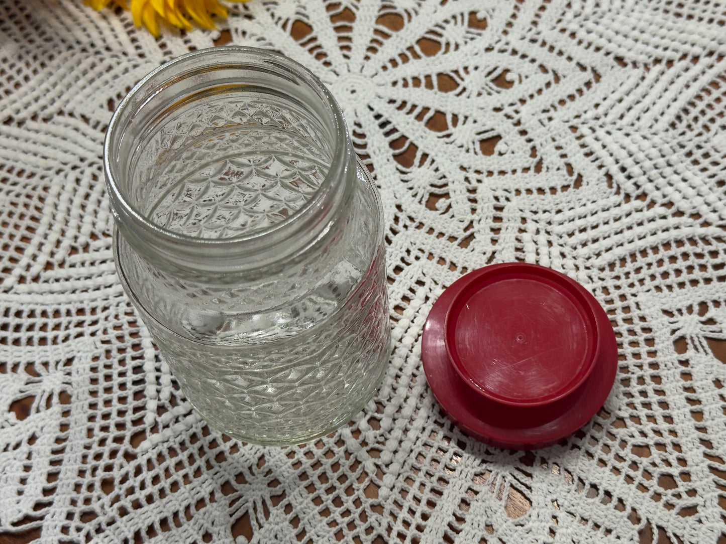 Anchor Hocking Wexford Glass Storage Jar