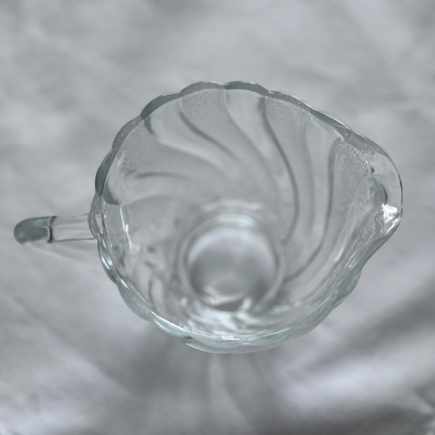 Depression Glass Cream and Sugar Servers