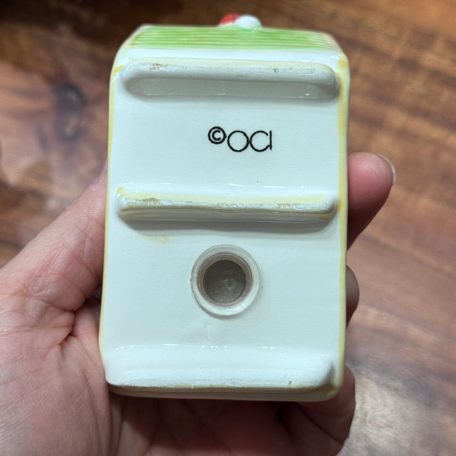 Vintage In Box Omnibus OCI Fitz & Floyd Tropical Christmas Salt & Pepper Shakers