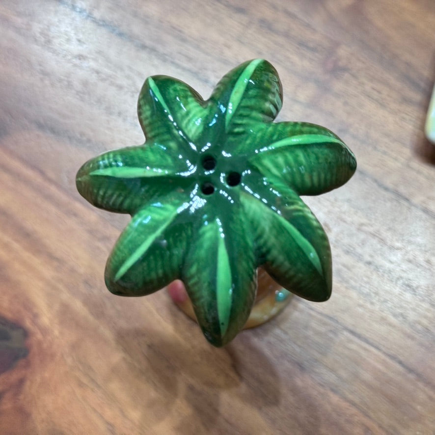 Vintage In Box Omnibus OCI Fitz & Floyd Tropical Christmas Salt & Pepper Shakers