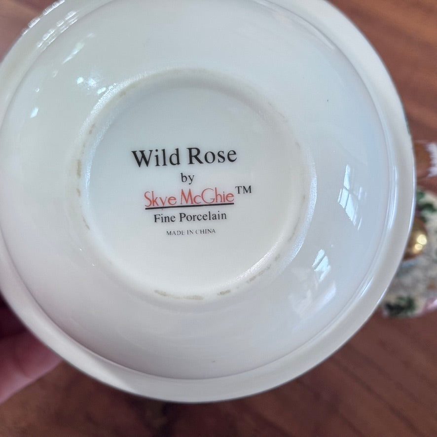 Skye McGhie 'Wild Rose' Tea For One Set