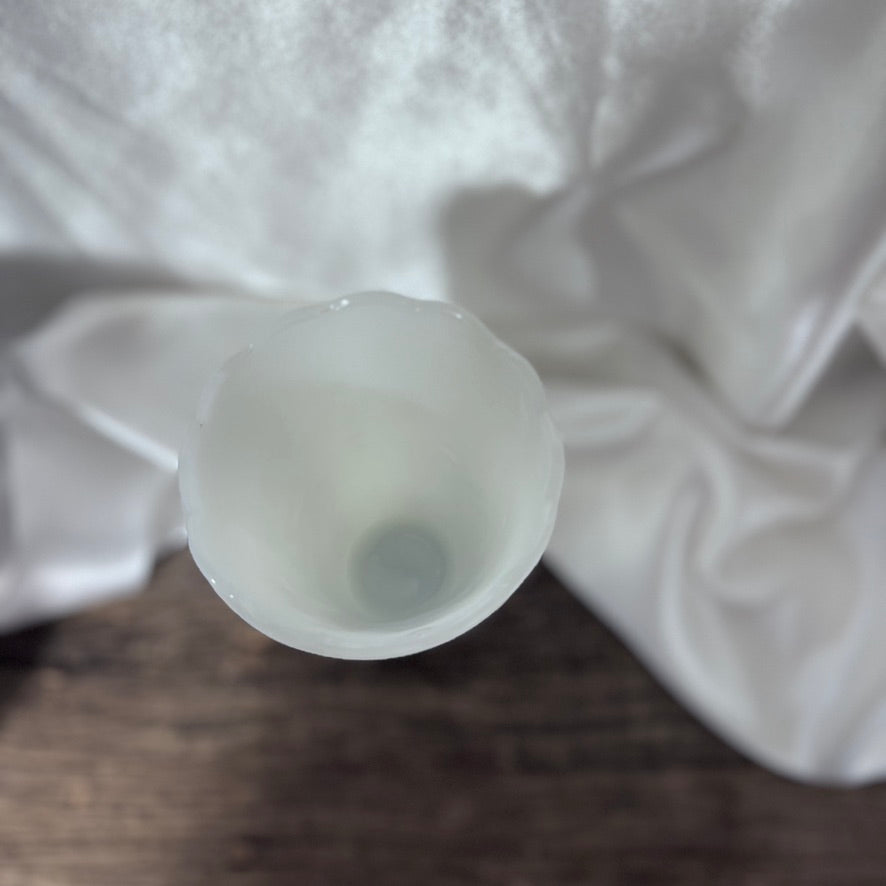 Anchor Hocking Milk Glass Vase