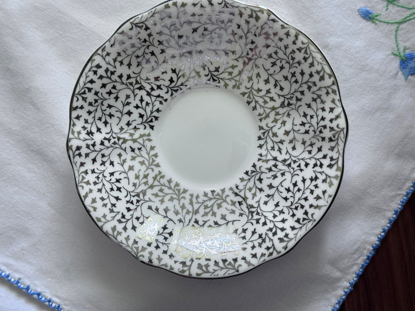 Queen Anne Wedding Anniversary Tea Cup and Saucer