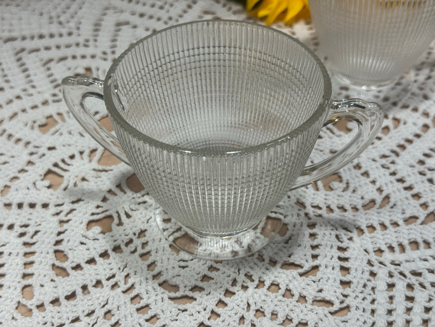 Dominion Glass 'Saguenay' Cream & Sugar Set