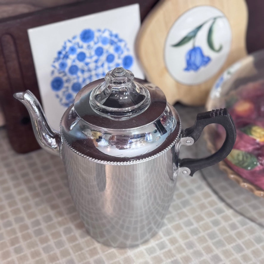 SONA Chrome Tea/Coffee Pot