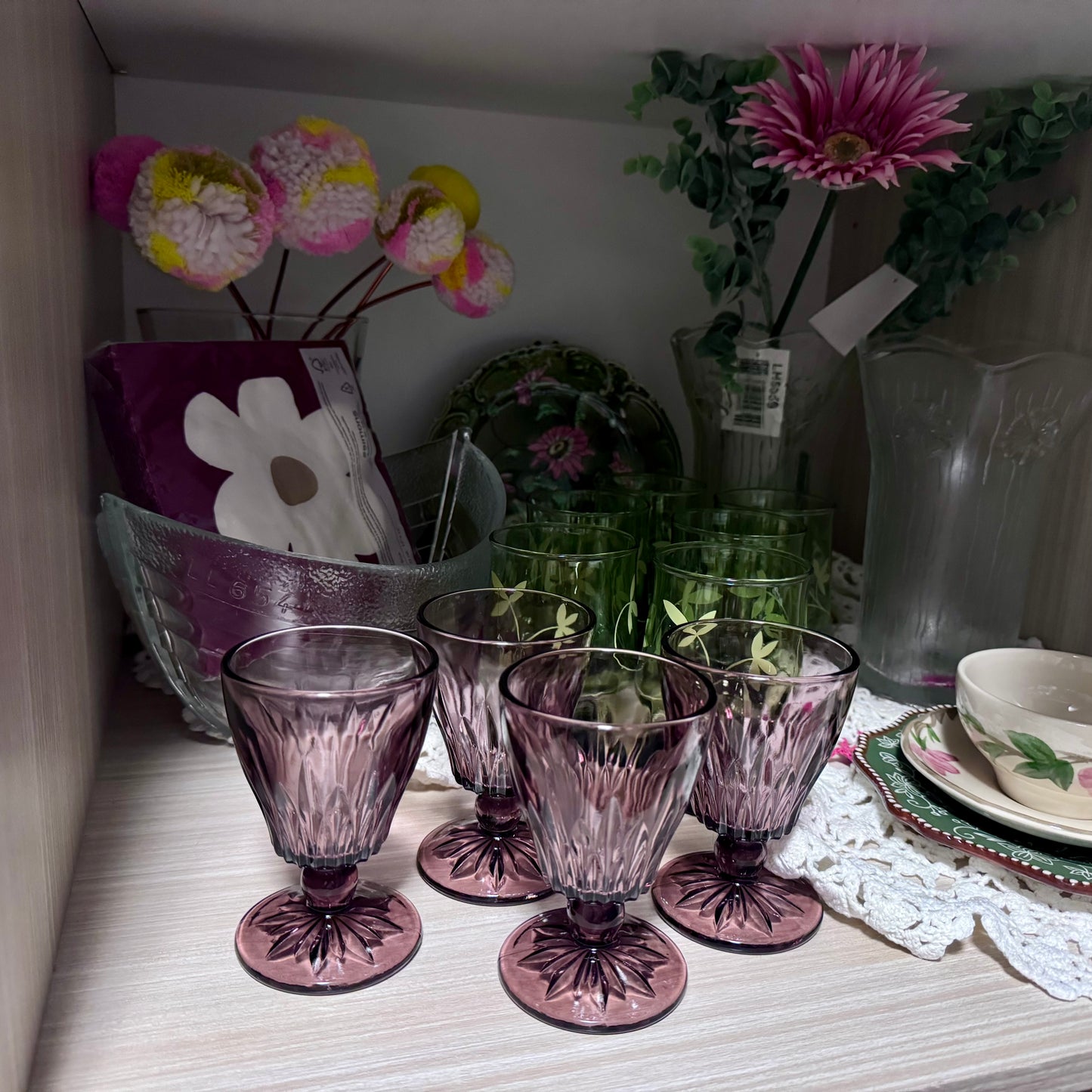 Hazel Atlas Moroccan Amethyst Glasses