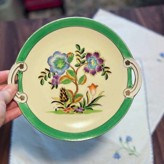Noritake Hand-Painted Art Deco Lusterware Plate