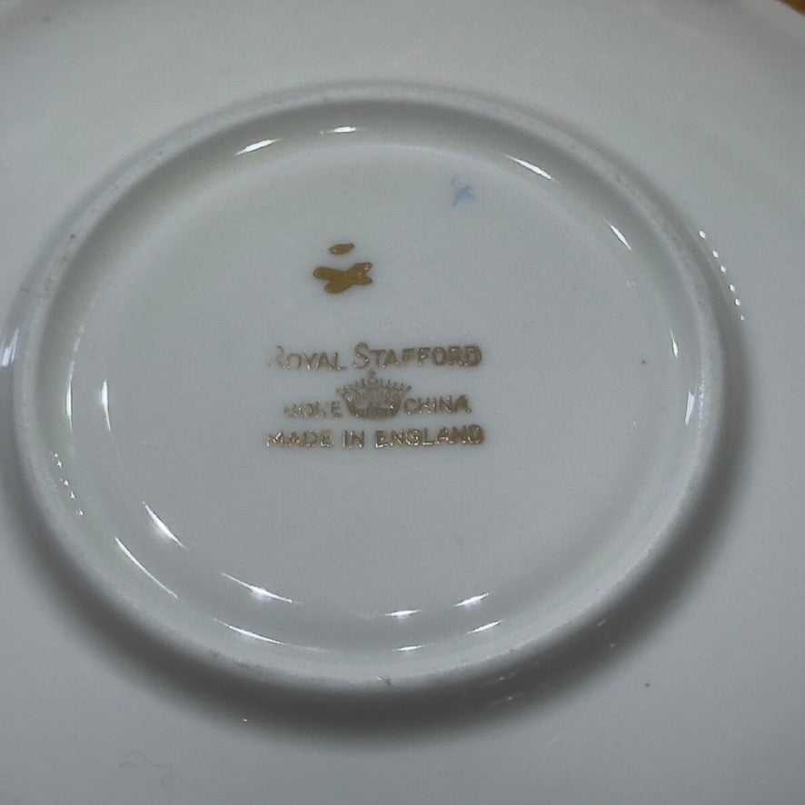 Royal Stafford Floral Bone China Teacup & Saucer Set